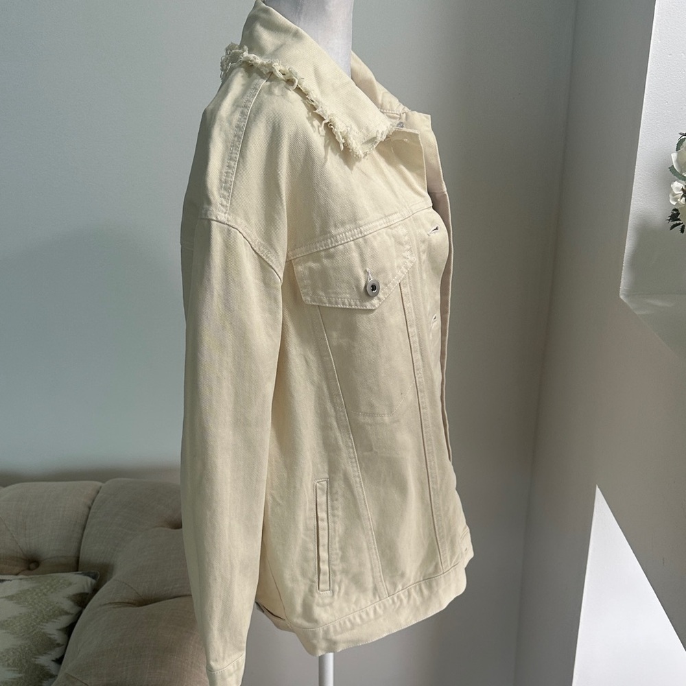 BB Dakota Cream Jean Jacket - Picture 6 of 13